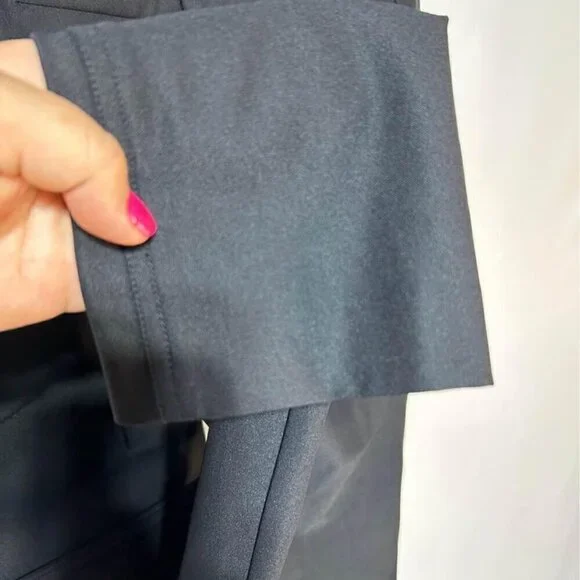 Diane VonFurstenburg woman’s black moto pants. Size 10. Authenticity tag. - Picture 8 of 11